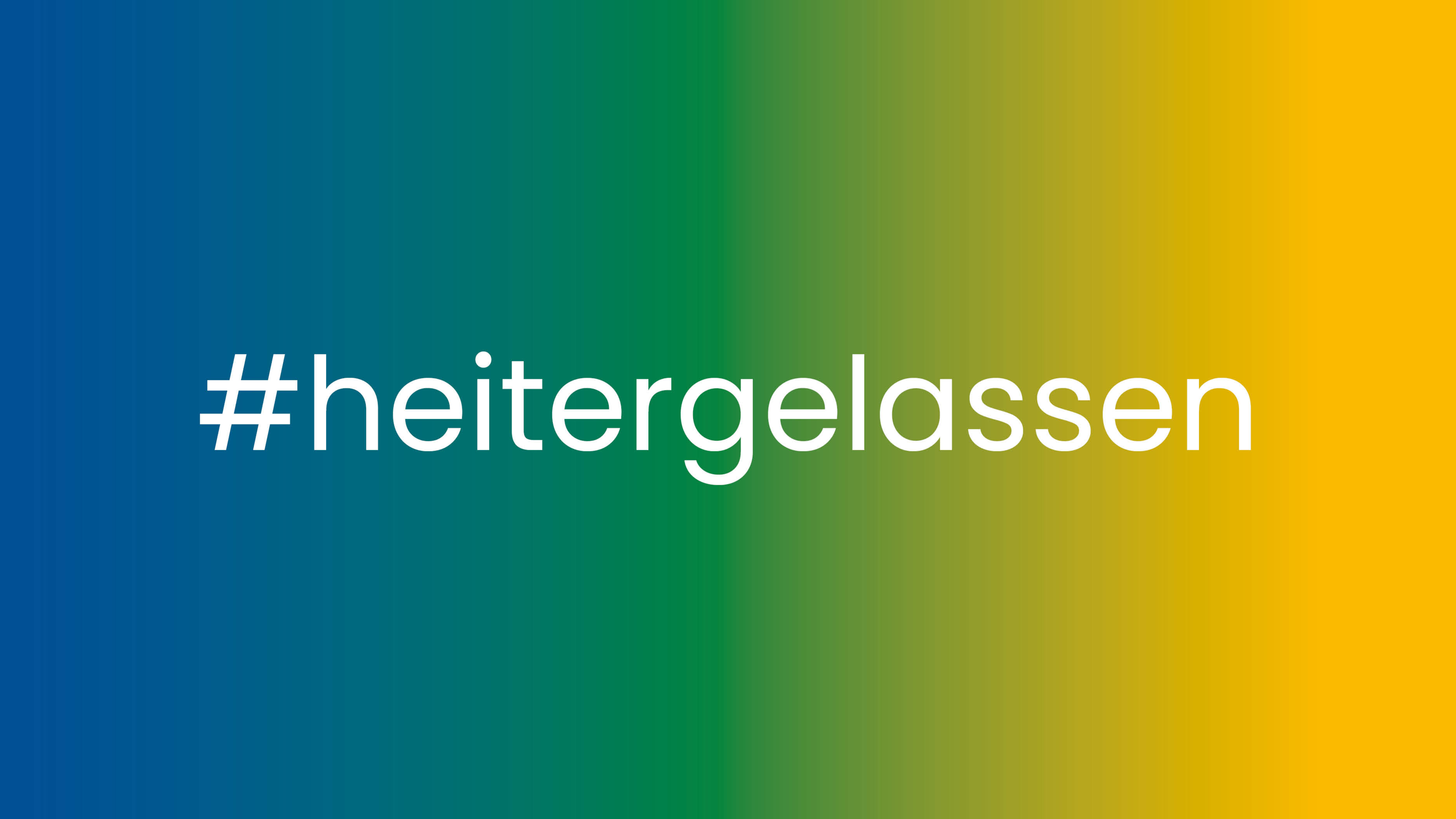 Bild heiter gelassen